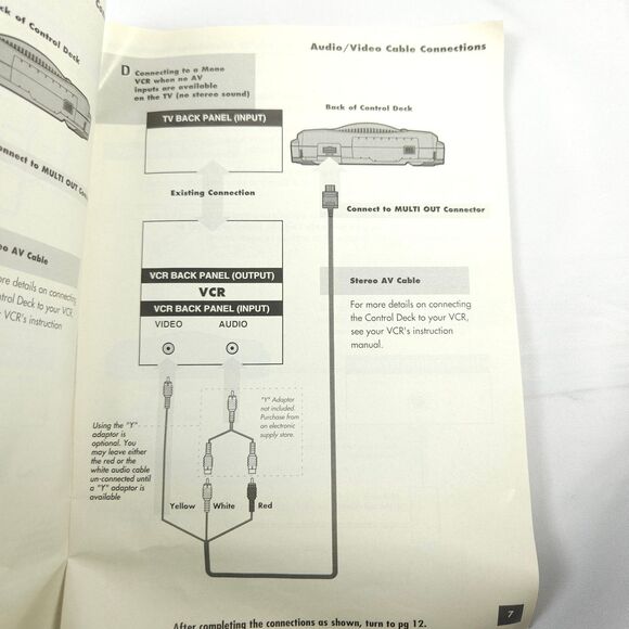 Nintendo 64, Rumble Pack, & Expansion Pack Instruction Manuals Booklets *ONLY* - Picture 5 of 12